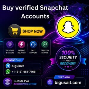 Buy verified Snapchat Accounts